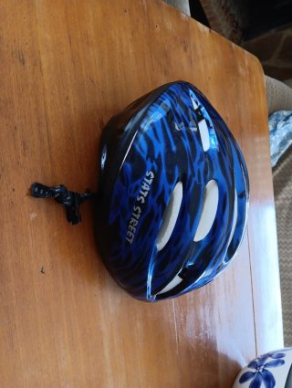 Casco Bici Azul Niño STATS STREET
