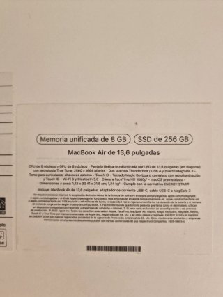 Apple MacBook Air M2 Gris Espacial