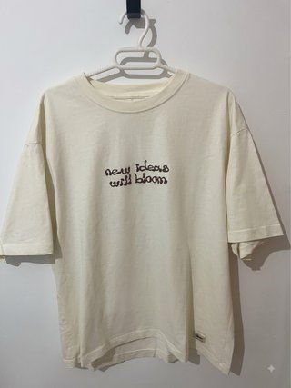 Camiseta Oversize Pull&Bear “New ideas will bloom”