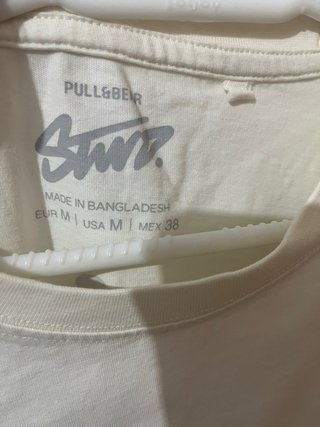Camiseta Oversize Pull&Bear “New ideas will bloom”