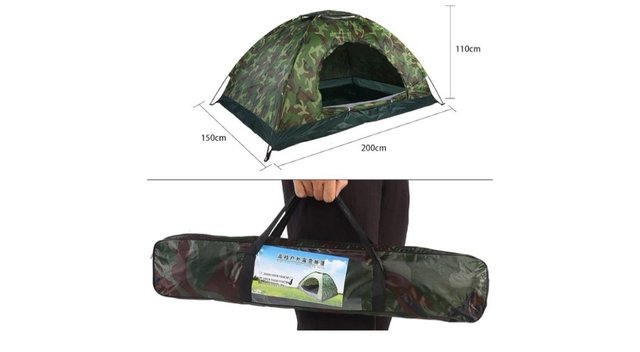 Tienda Camuflaje UV 2 personas - miniatura 8