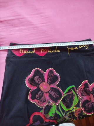 Falda Desigual Talla Única Asimétrica