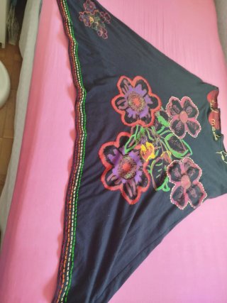 Falda Desigual Talla Única Asimétrica