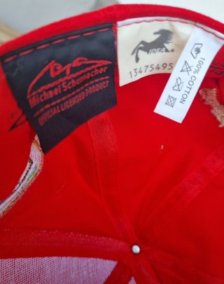 Cappellino F1 Michael Schumacher 2003