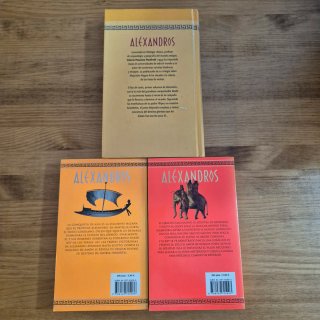 Pack trilogía libros "Aléxandros"
