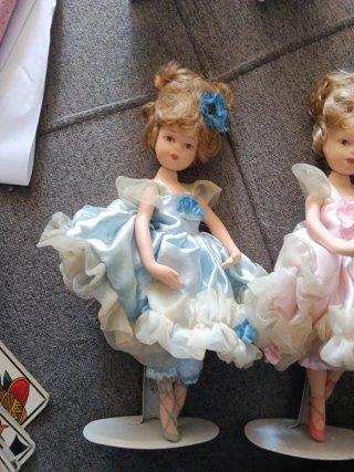Bailarinas de porcelana (2 unidades)