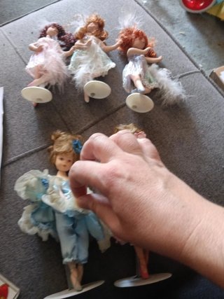 Bailarinas de porcelana (2 unidades)