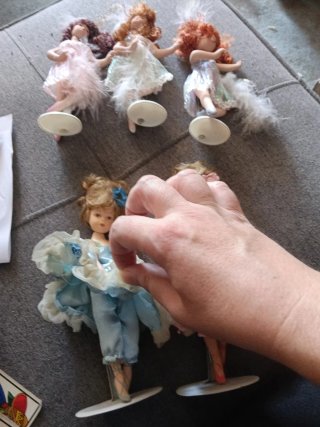 Bailarinas de porcelana (2 unidades)
