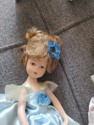 Bailarinas de porcelana (2 unidades)