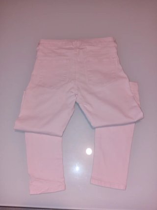 Pantalón pitillo Zara rosa clarito
