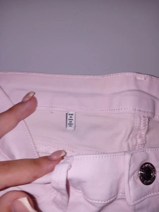 Pantalón pitillo Zara rosa clarito