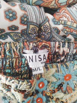 Vestido ANISA estampado paisley talla M-L