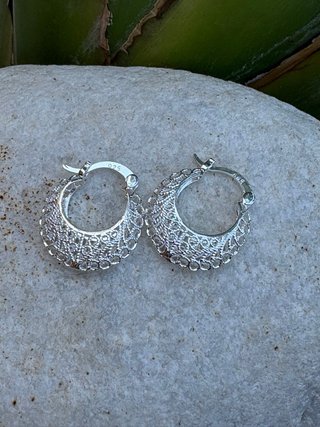 Aros Plata 925 Filigrana