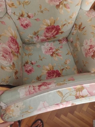 Sillón floral.