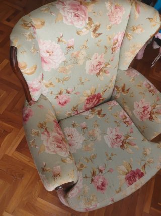 Sillón floral.