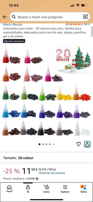 Colorantes en polvo para velas