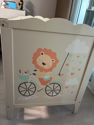 Cuna bebé 120x60 + colchón y almohada