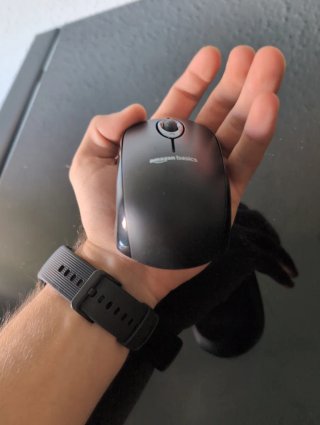 Ratón Amazon Basics Negro