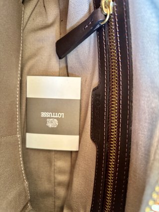 Bolso Lottusse Piel Beige/Marrón Nuevo