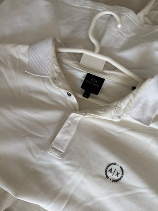 Polo AX Armani Exchange Blanco