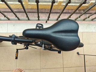 Bicicleta plegable Btwin negra