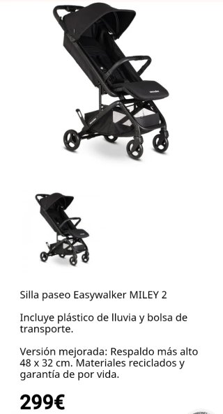 Silla de paseo Easy Walker Miley 2
