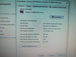 Tarjeta Gráfica AGP ATI Radeon X1300 256MB DDR2