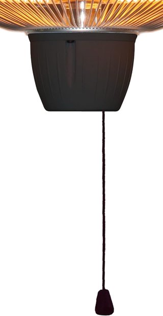 Estufa Infrarrojos Exterior Negra