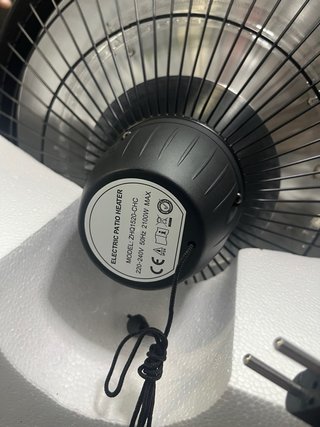 Estufa Infrarrojos Exterior Negra