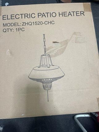 Estufa Infrarrojos Exterior Negra