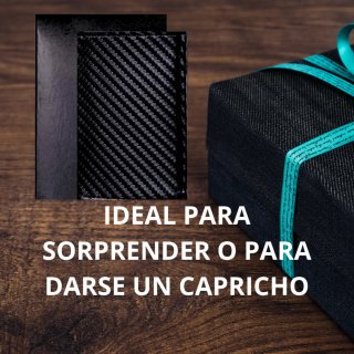Cartera Hombre con Tarjetero Automático y Monedero