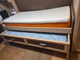 Cama nido 210x100cm con cajones,  regalo colchones