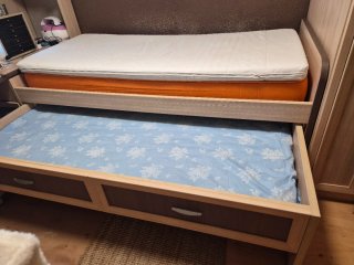 Cama nido 210x100cm con cajones,  regalo colchones