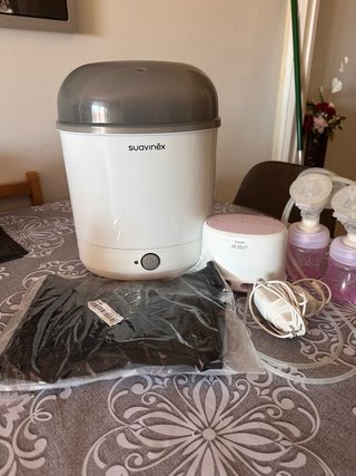 Sacaleches Philips Avent y Esterilizador