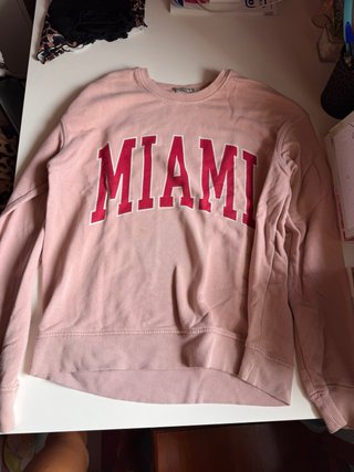 Sudadera Miami Rosa