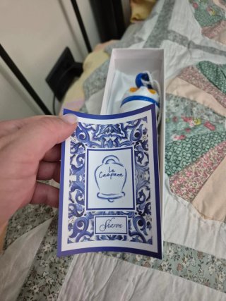 Corno portafortuna in ceramica