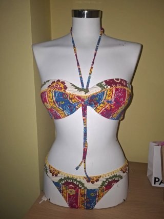 Bikini estampado multicolor