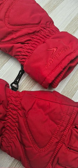 Guantes de esquí rojos Boomerang