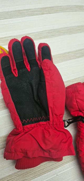 Guantes de esquí rojos Boomerang