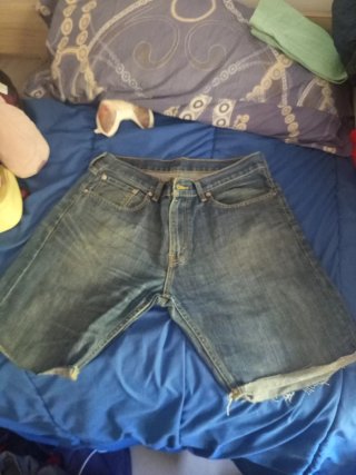 Pantalón corto vaquero Levi's azul
