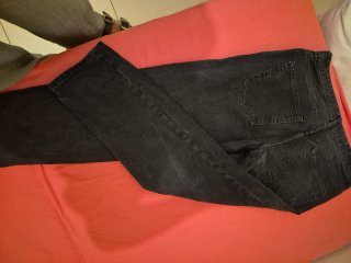 Pantalones vaqueros negros Bershka