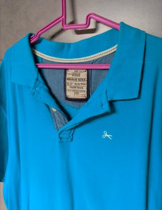Polo Brave Soul Azul Talla L