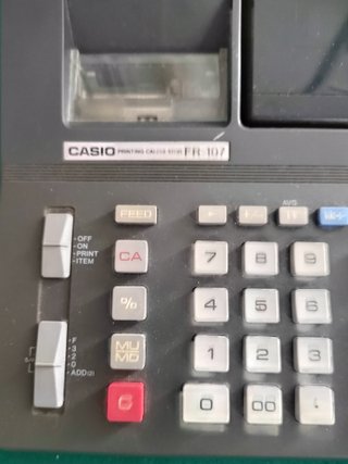 Calculadora Casio FR-107 Impresora
