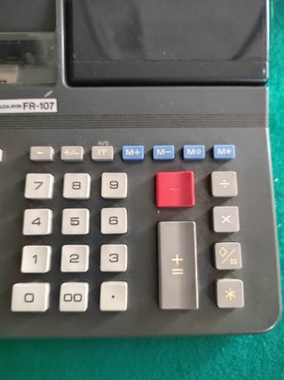 Calculadora Casio FR-107 Impresora