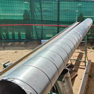 Tubo chimenea 250mm 3m seminuevo