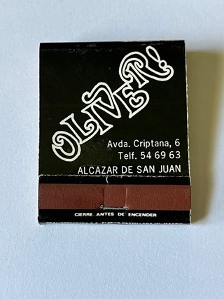 Estuche de cerillas vintage