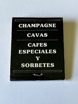 Estuche de cerillas vintage