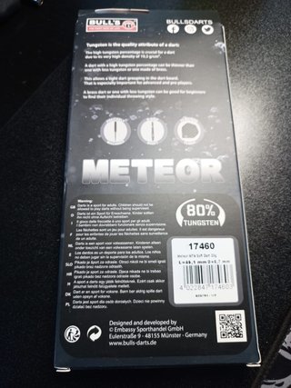 Dardos Bulls Meteor MT4 20gr Soft Tip