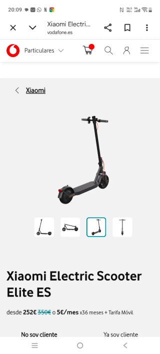 Patinete Eléctrico Xiaomi Elite ES