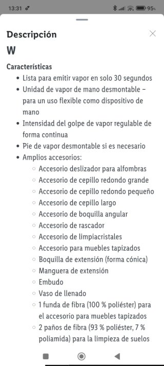 Mopa a vapor y limpiador de mano Lidl